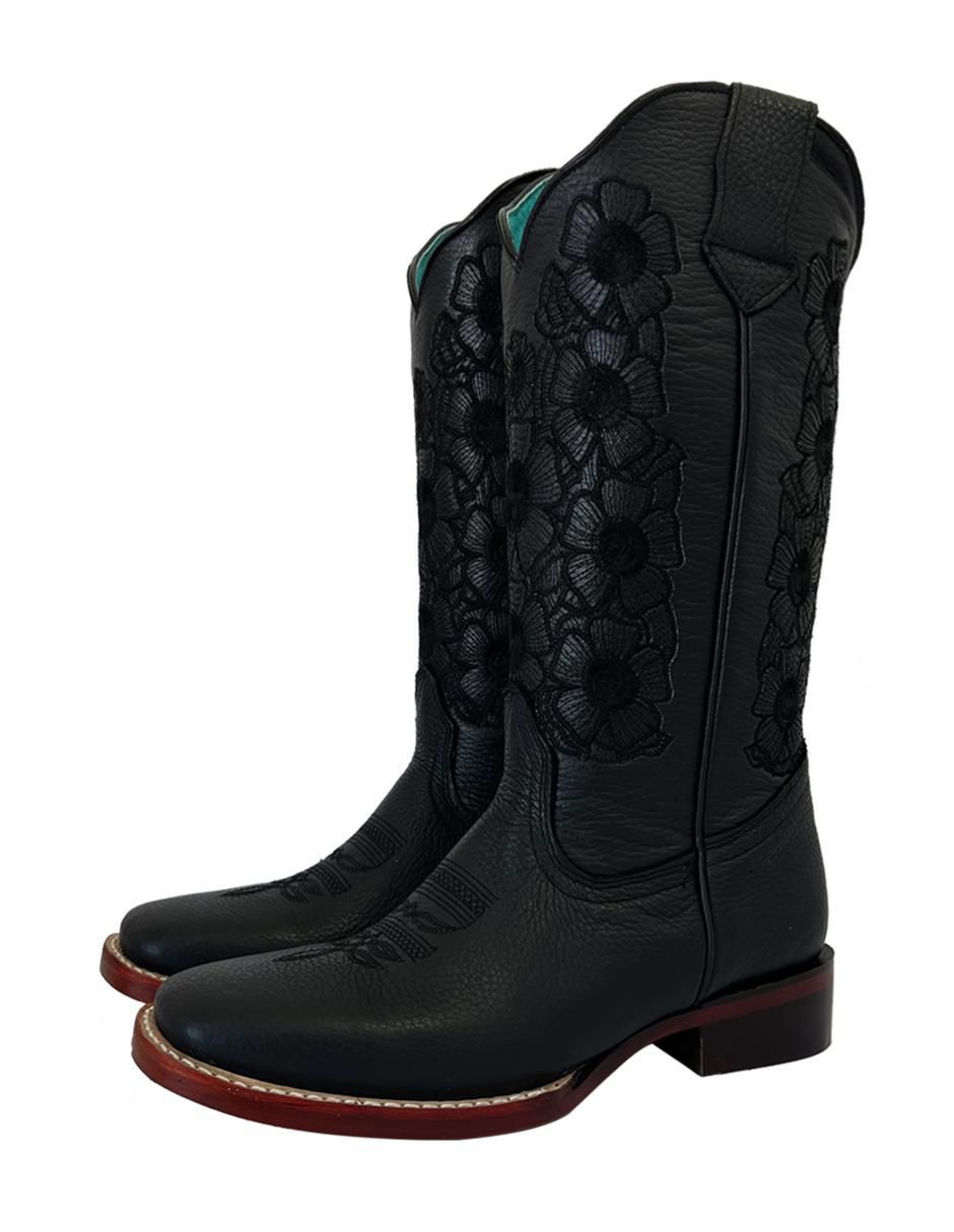 Bota cowboy media pierna Bdp Botas De Pedro de piel para mujer