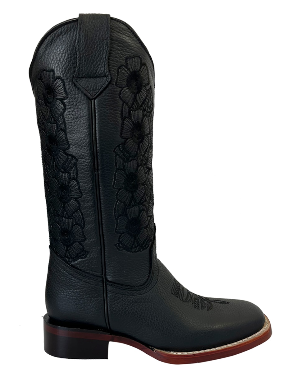 Bota cowboy media pierna Bdp Botas De Pedro de piel para mujer