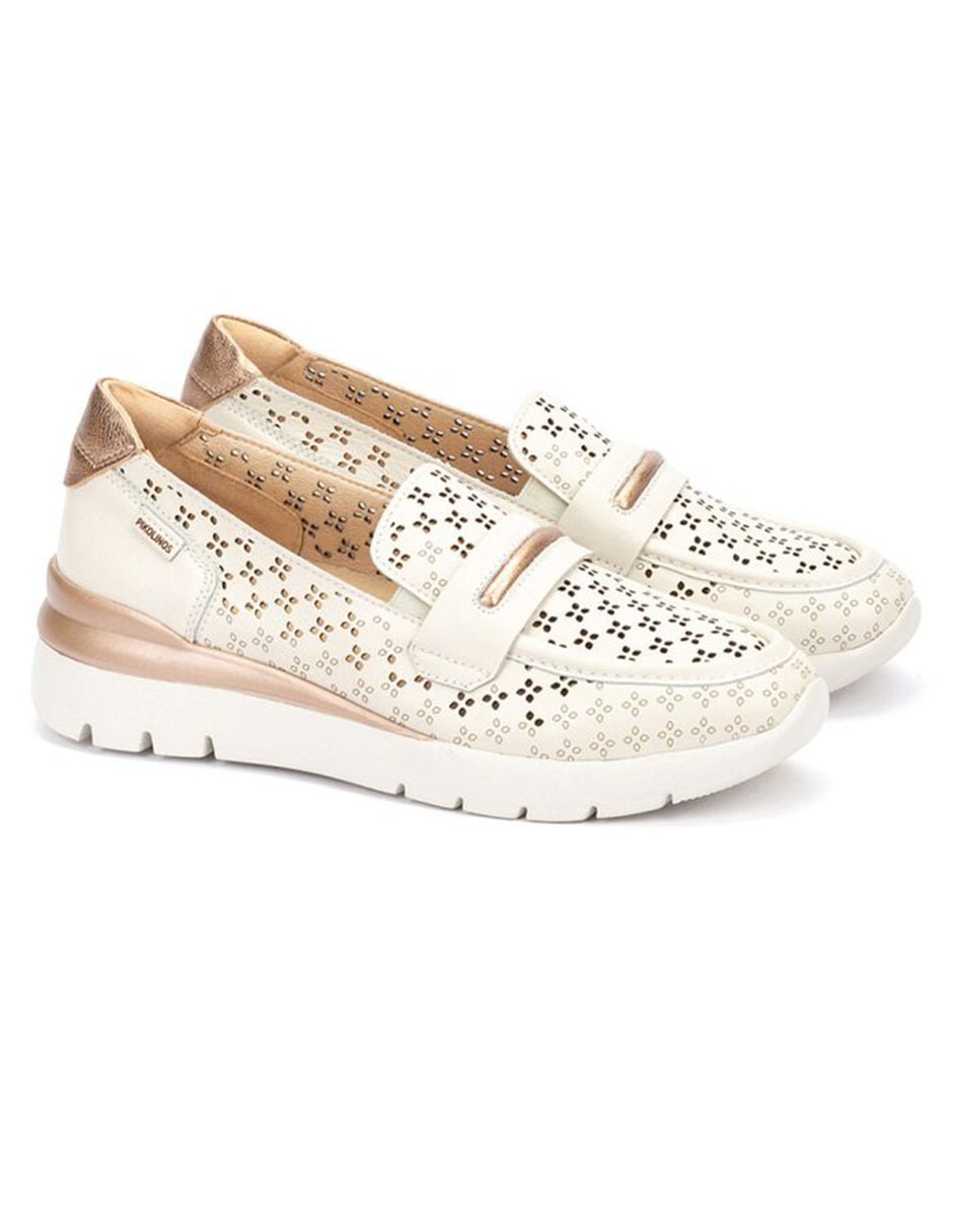 Mocasín Cantabria de piel para mujer 4