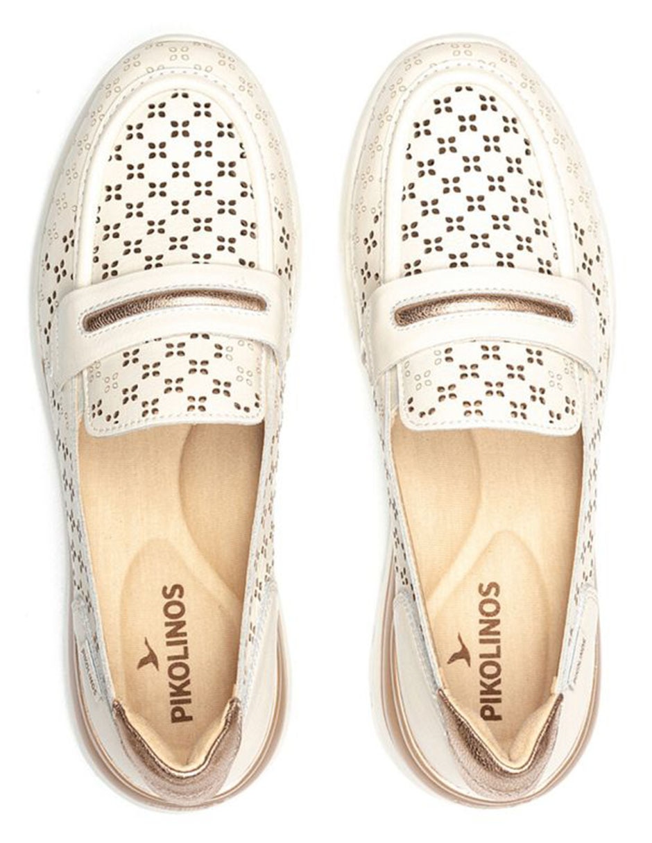 Mocasín Cantabria de piel para mujer 2