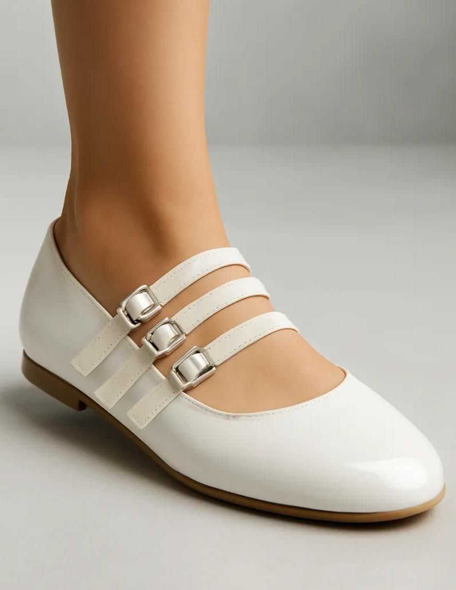 Zapato Mary Jane Unica de charol para mujer
