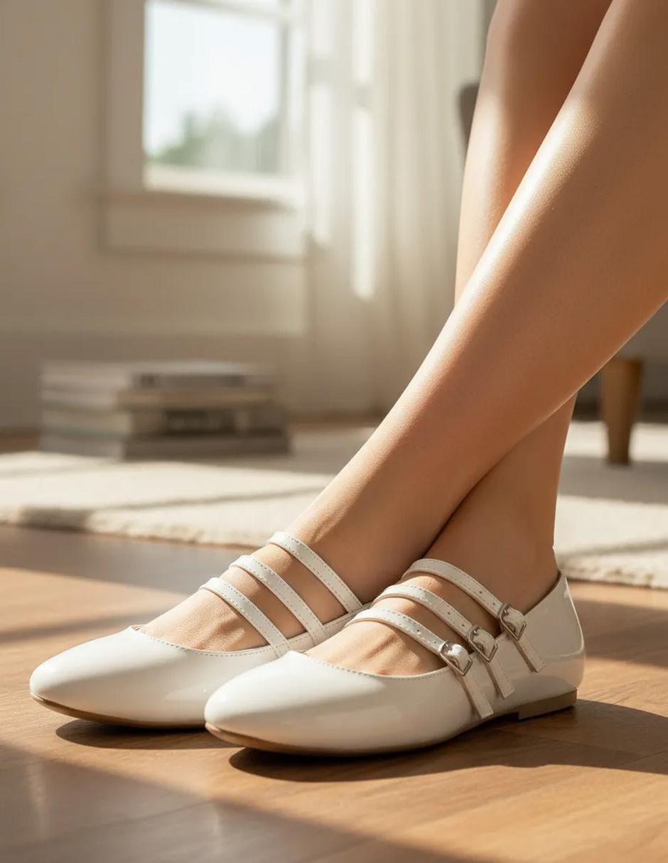 Zapato Mary Jane Unica de charol para mujer