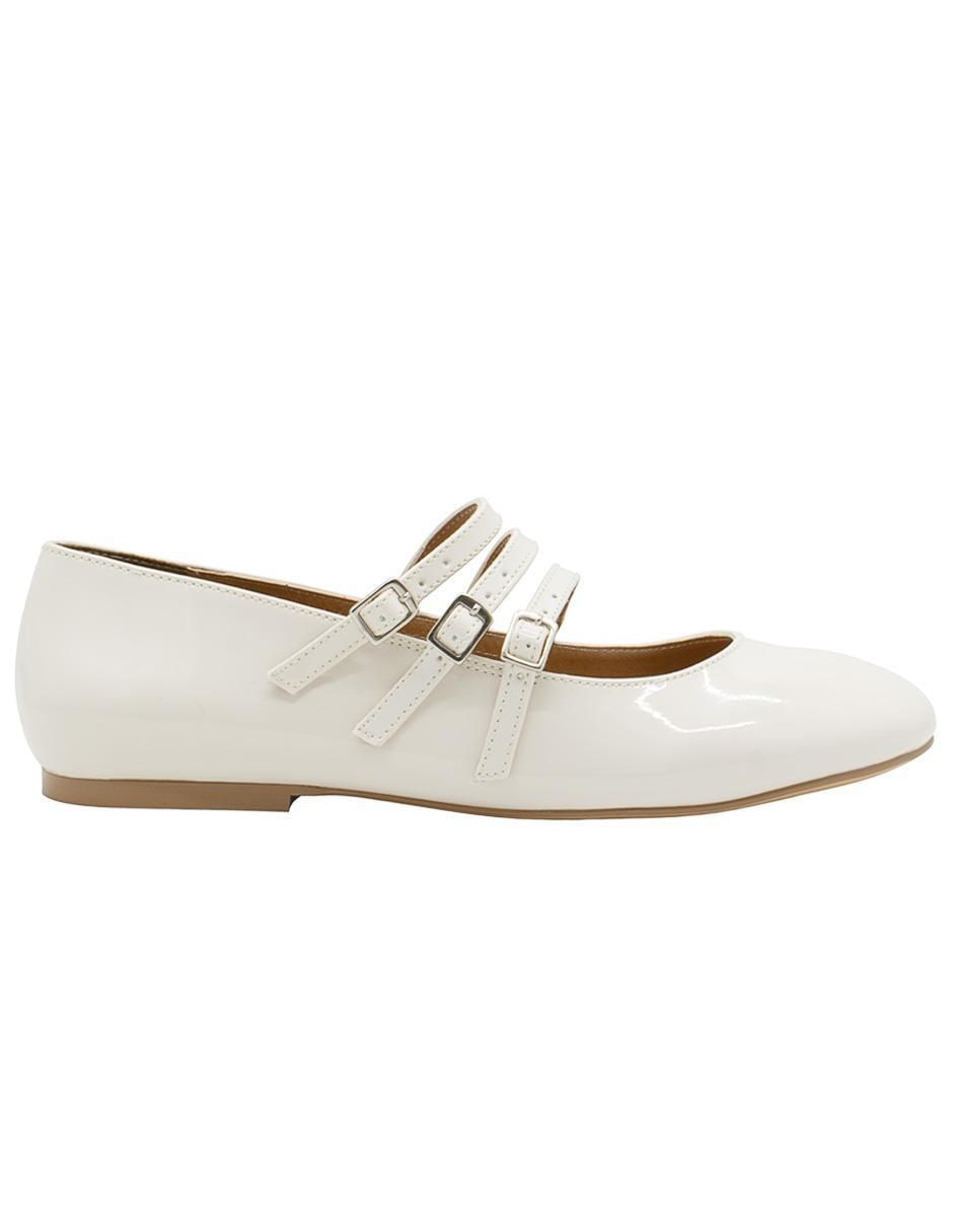 Zapato Mary Jane Unica de charol para mujer