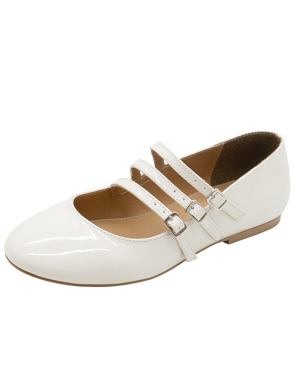 Zapato Mary Jane Unica de charol para mujer