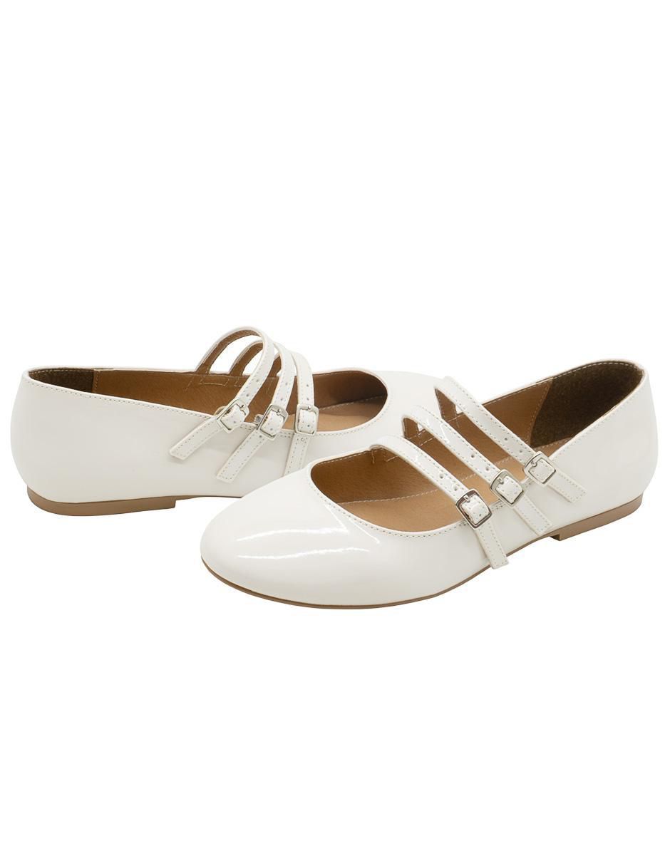 Zapato Mary Jane Unica de charol para mujer