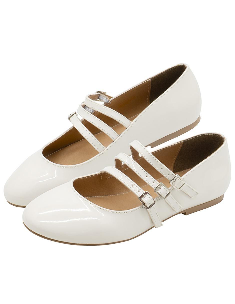 Zapato Mary Jane Unica de charol para mujer