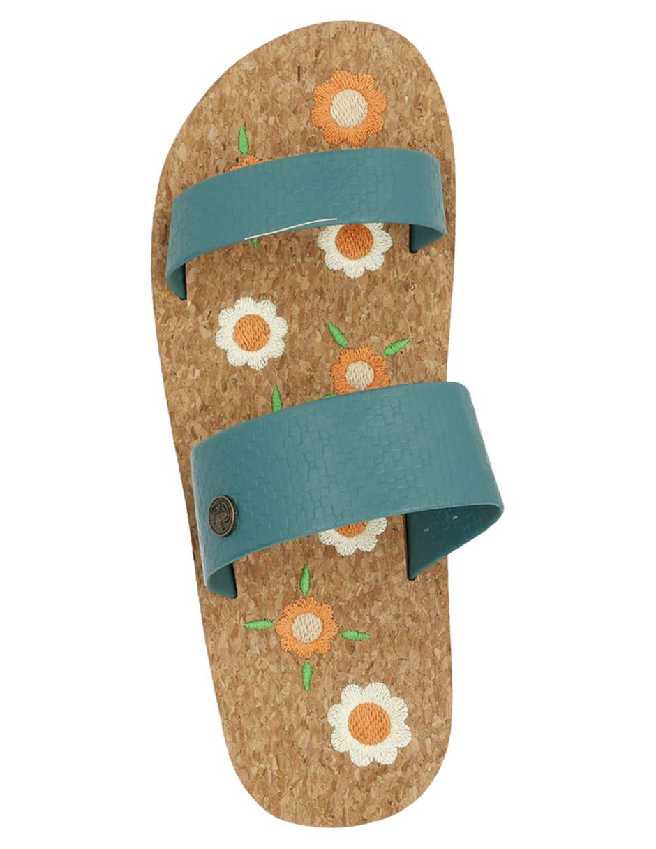 Sandalia plana Beach para mujer 2