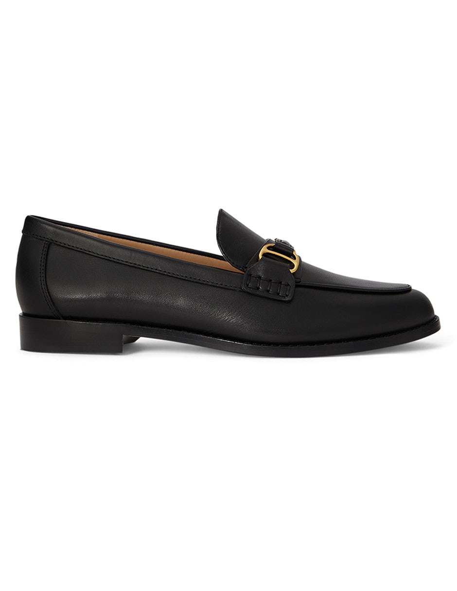 Mocasín de piel para mujer