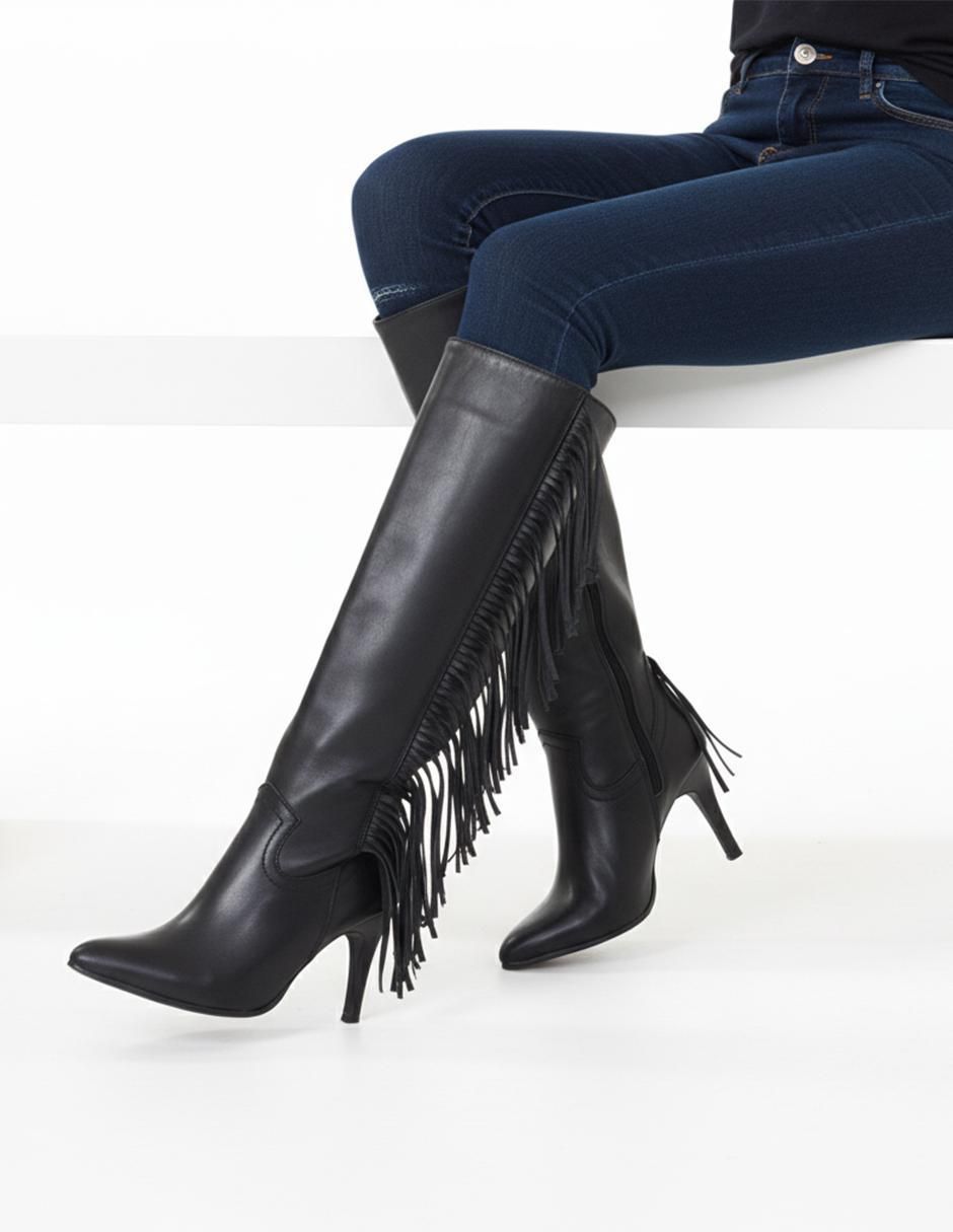 Bota abajo de la rodilla Kuali Shoes para mujer