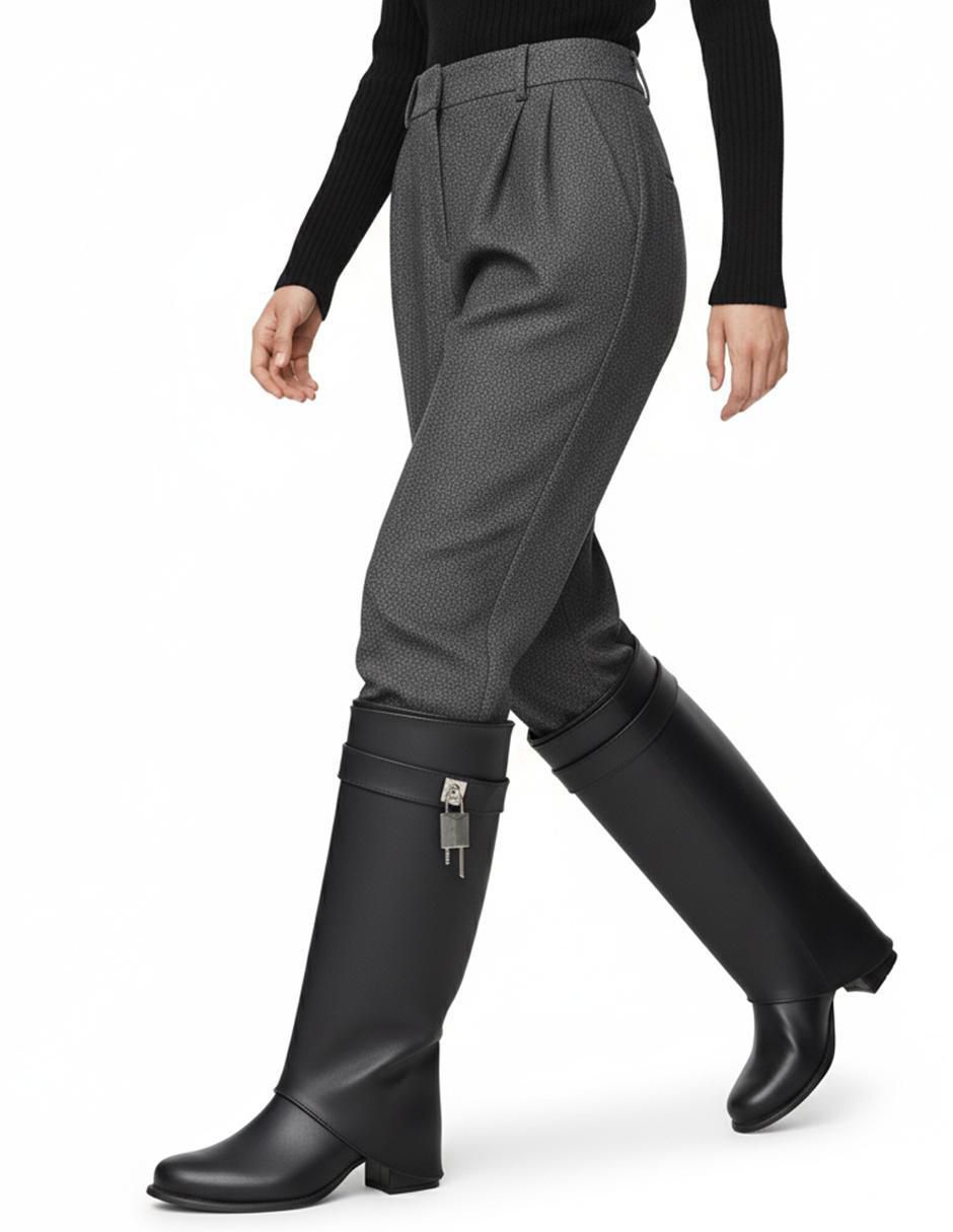 Bota abajo de la rodilla Kuali Shoes para mujer