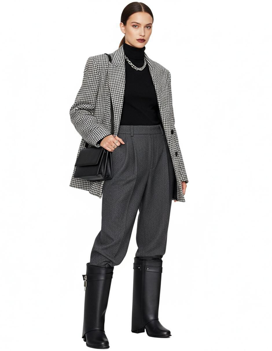 Bota abajo de la rodilla Kuali Shoes para mujer