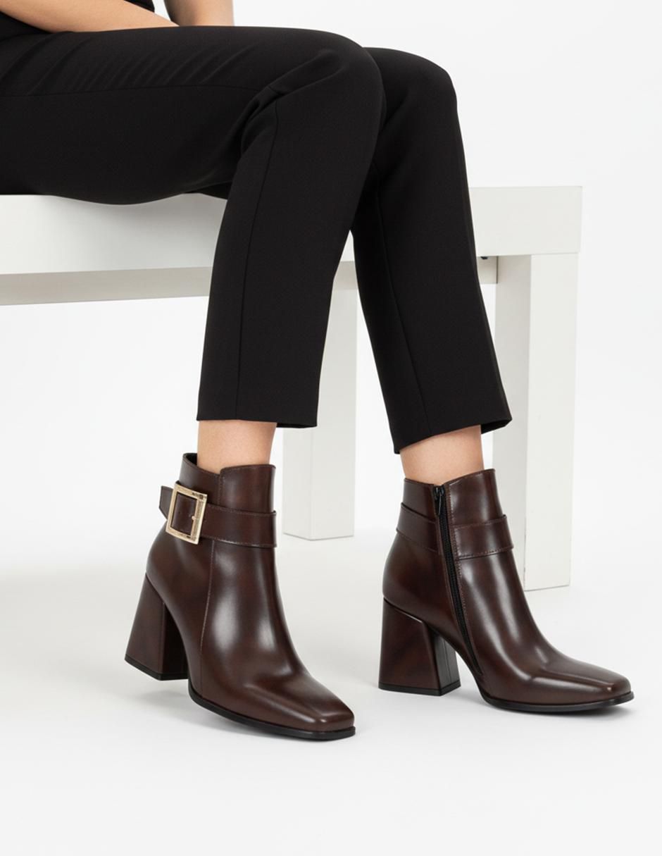 Botín al tobillo Kuali Shoes para mujer