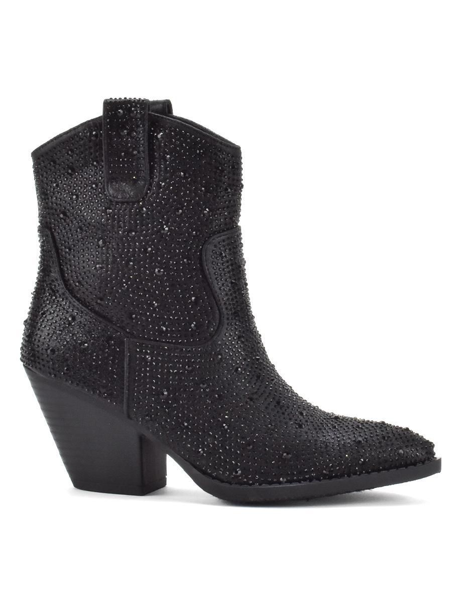 Bota cowboy arriba del tobillo para mujer