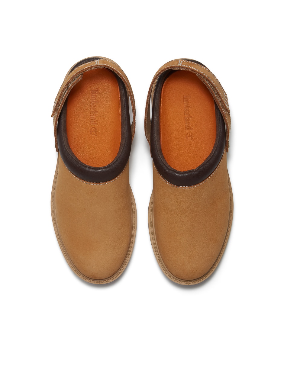 Zueco timberland premium de piel para mujer