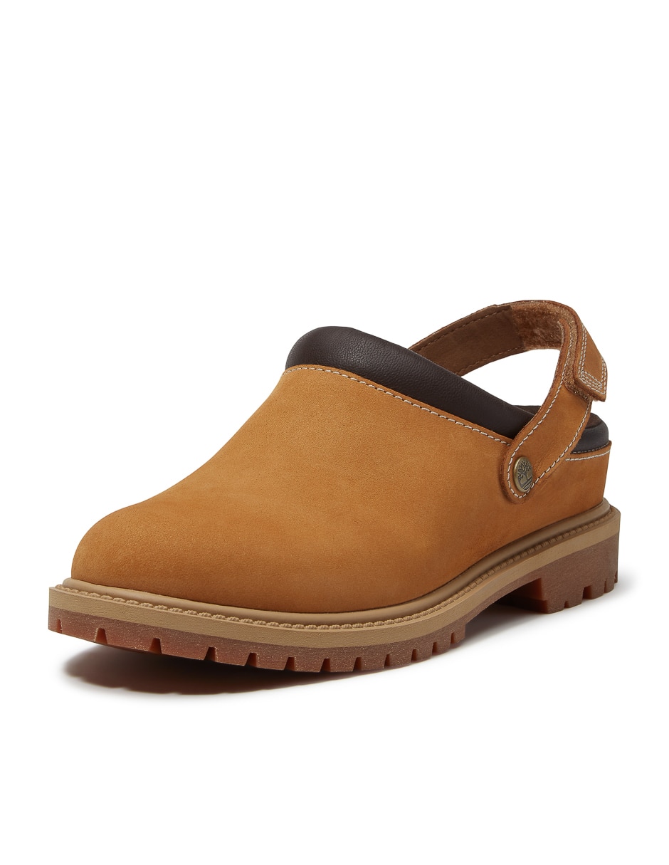 Zueco timberland premium de piel para mujer