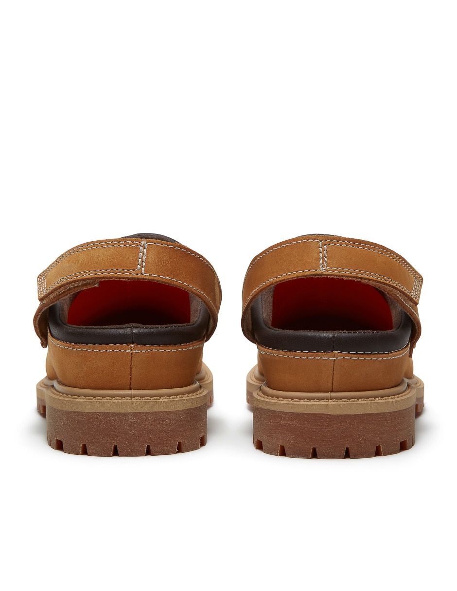 Zueco timberland premium de piel para mujer