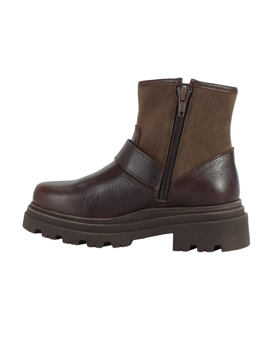 Bota arriba del tobillo a de piel para mujer 3