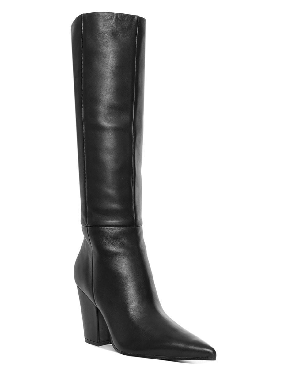 Bota abajo de la rodilla de piel para mujer Bota abajo de la rodilla de piel para mujer