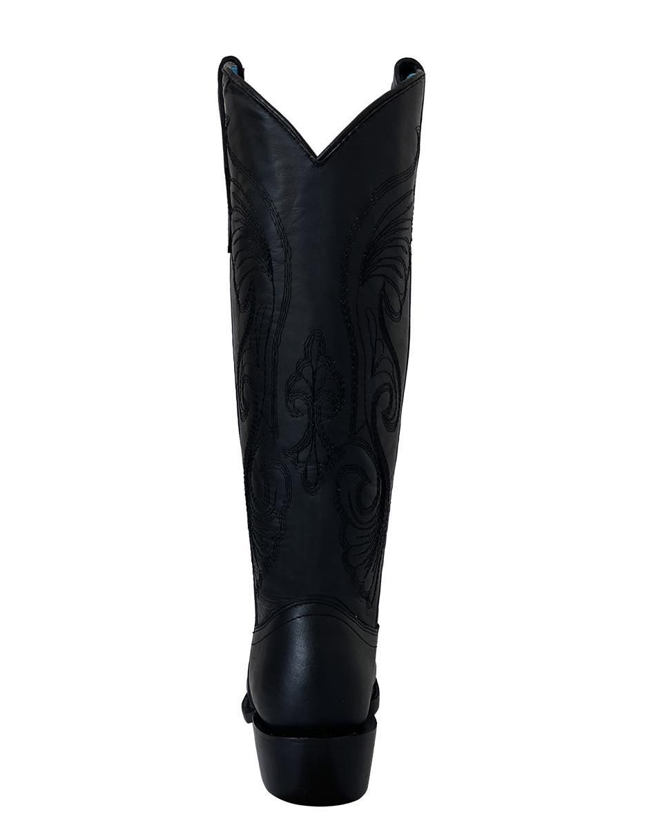 Bota cowboy abajo de la rodilla BDP Botas de Pedro de piel para mujer