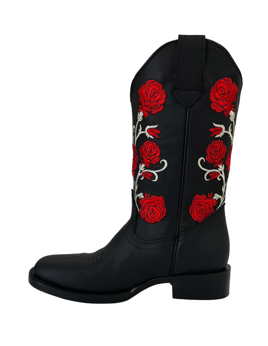 Bota cowboy media pierna Bdp Botas De Pedro de piel para mujer