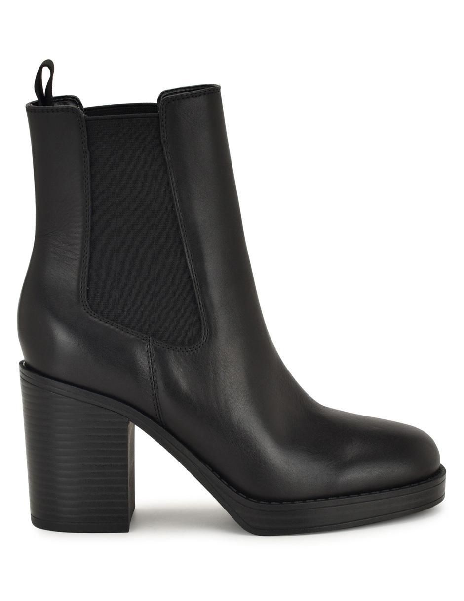 Botín arriba del tobillo Nine West de piel para mujer