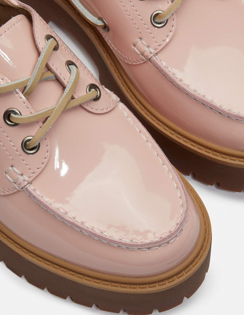 Mocasín Timberland Stone Street de charol para mujer