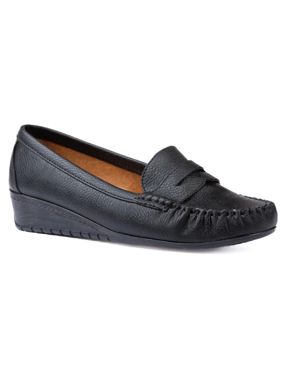 Mocasín Cane de piel para mujer Mocasín Cane de piel para mujer