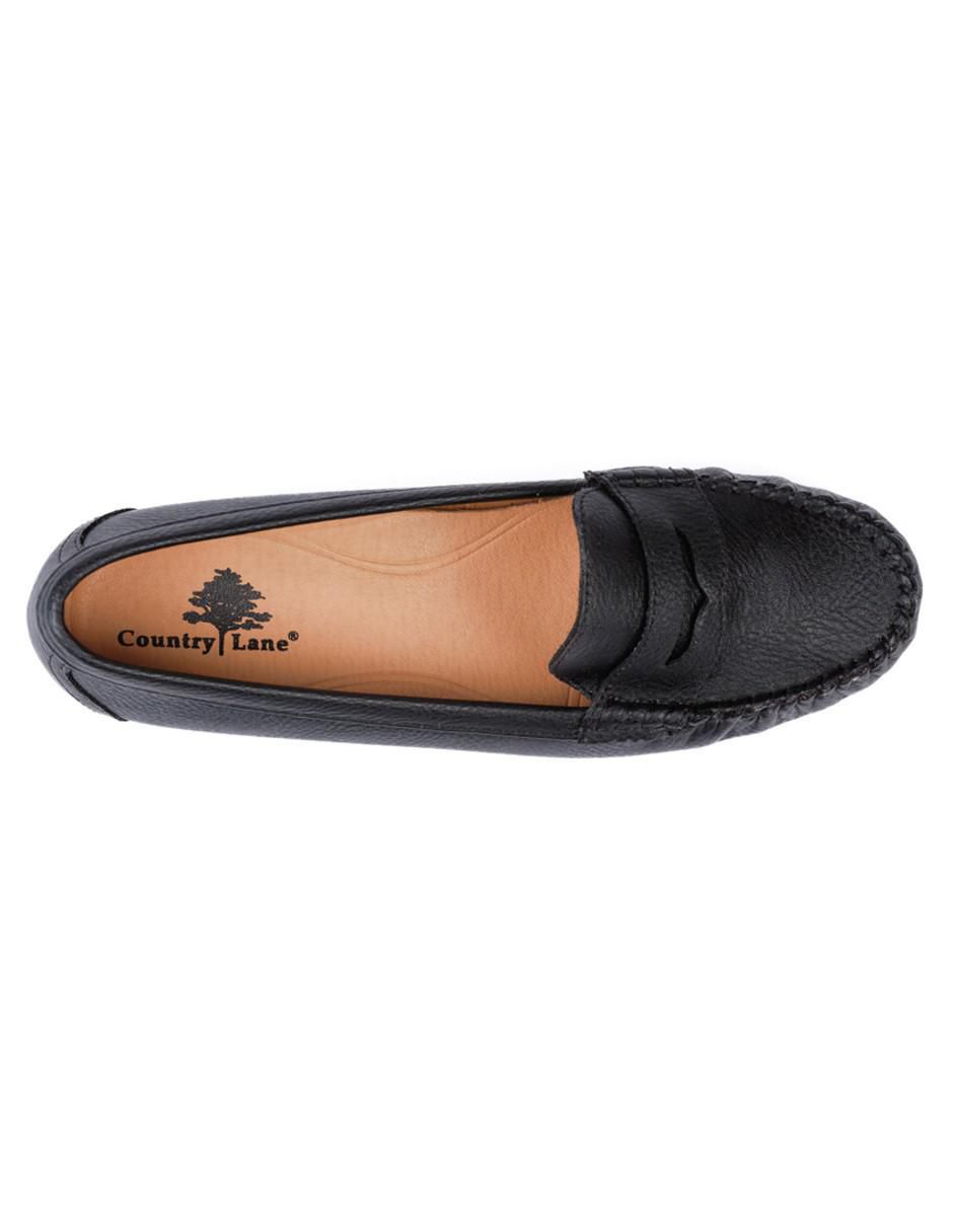 Mocasín Country Lane Cane de piel para mujer