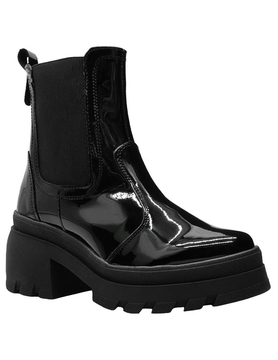 Bota combat arriba del tobillo Chunky para mujer Bota combat arriba del tobillo Chunky para mujer