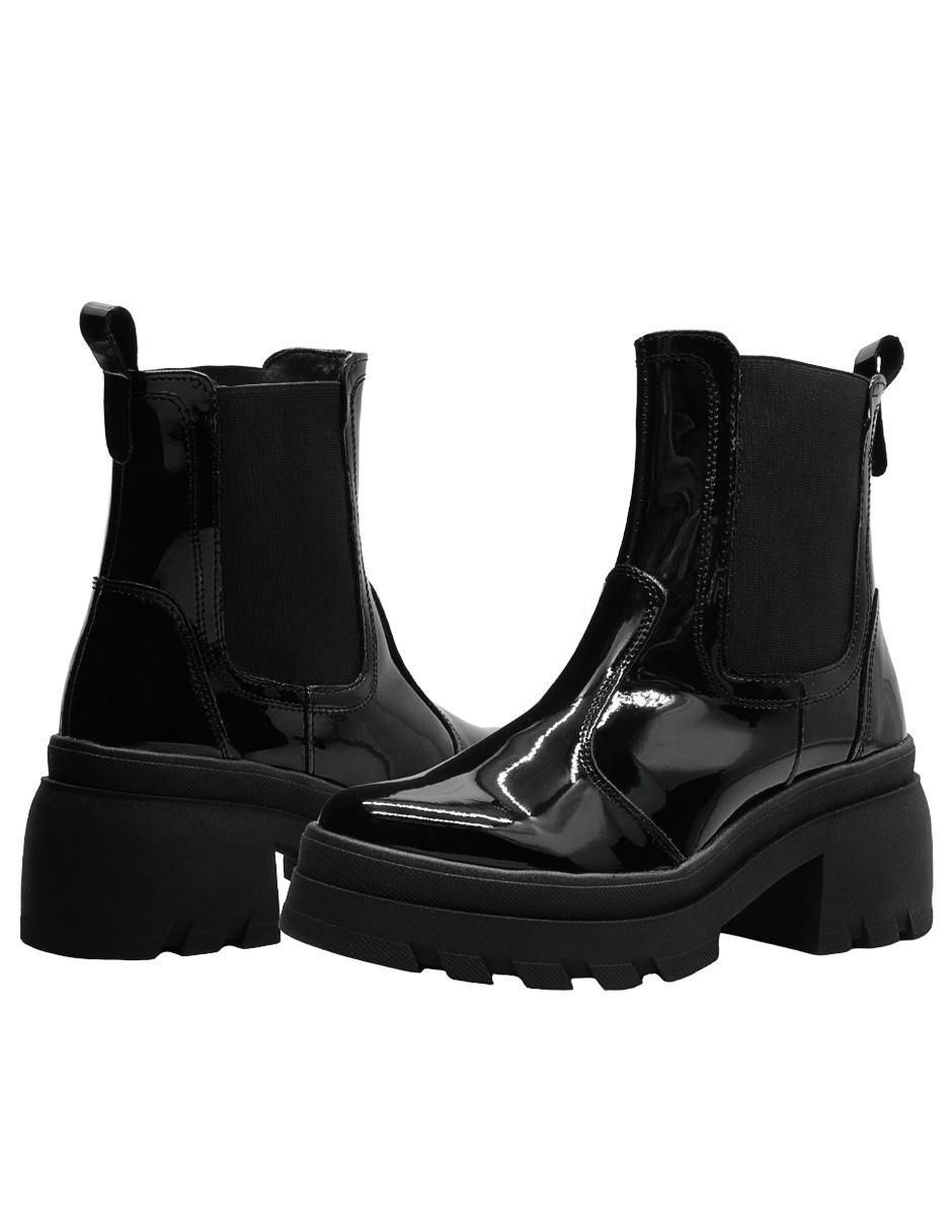 Bota combat arriba del tobillo Unica Chunky para mujer