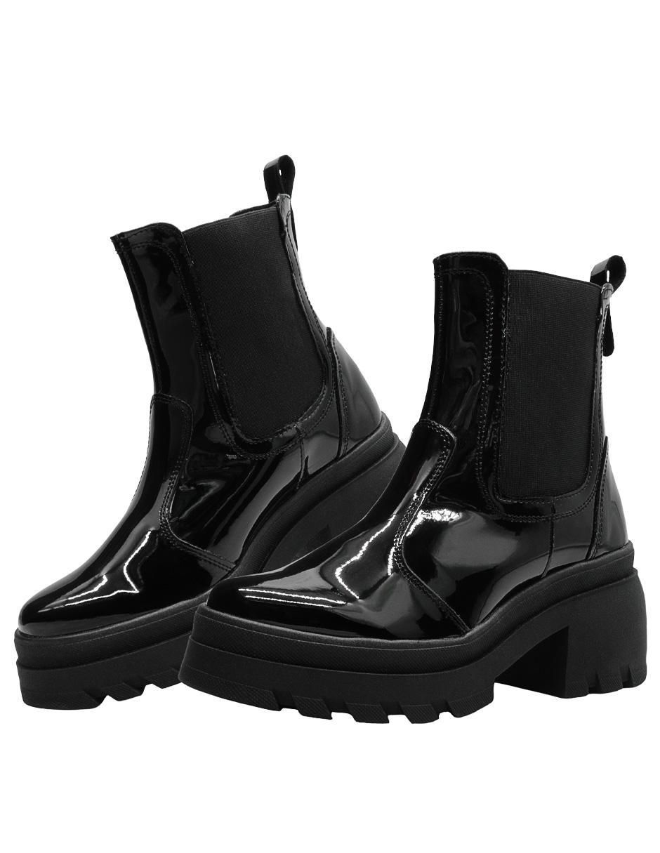Bota combat arriba del tobillo Unica Chunky para mujer