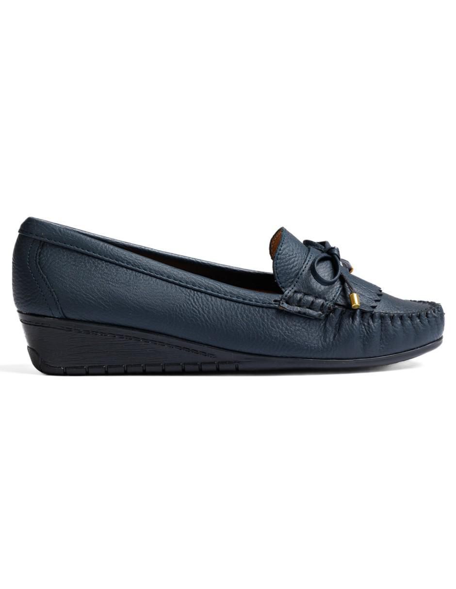 Mocasín Country Lane de piel para mujer