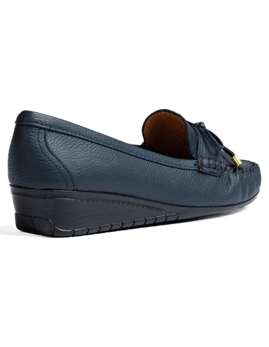 Mocasín Country Lane de piel para mujer