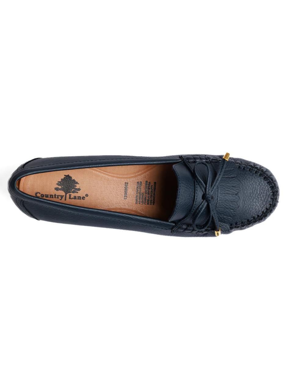 Mocasín Country Lane de piel para mujer