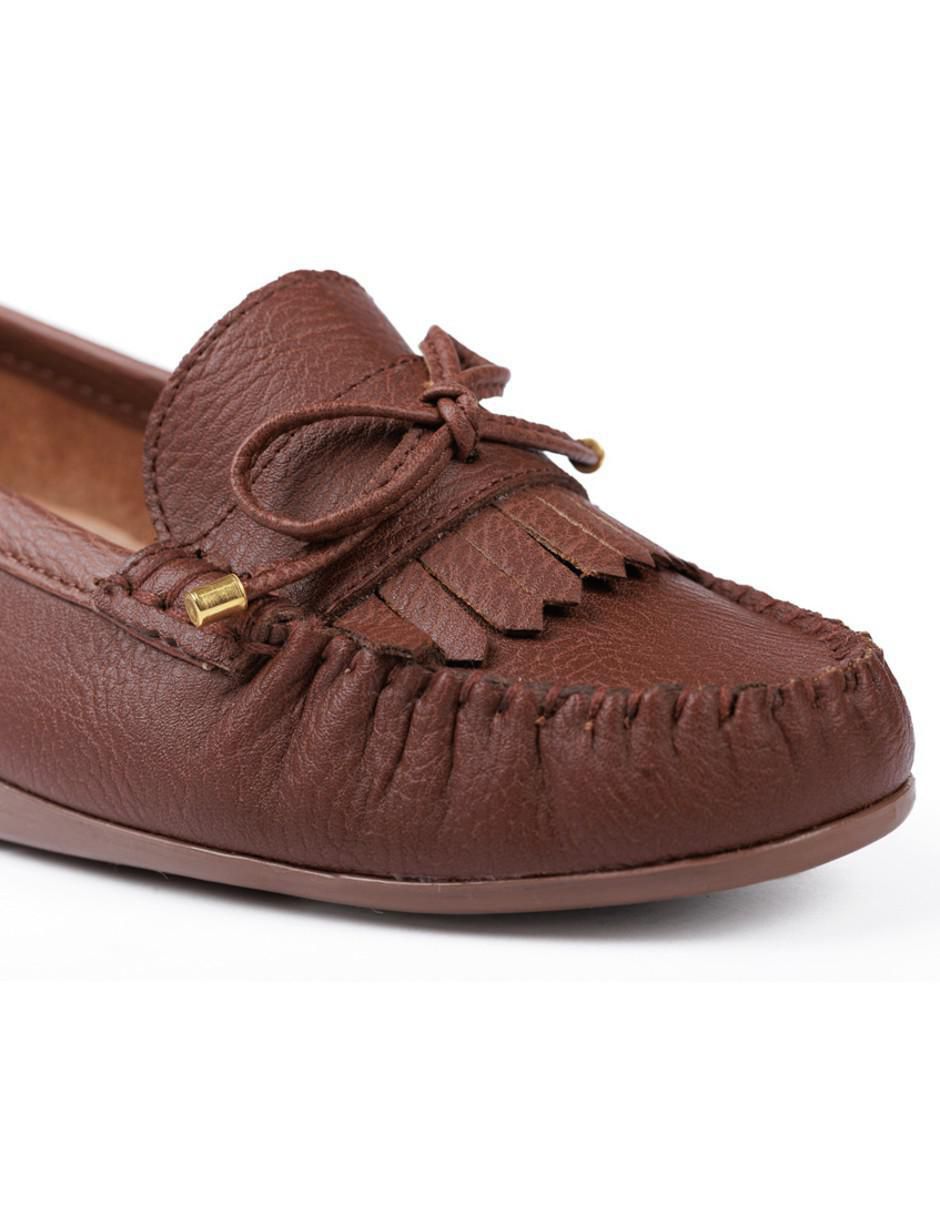 Mocasín de piel para mujer 5