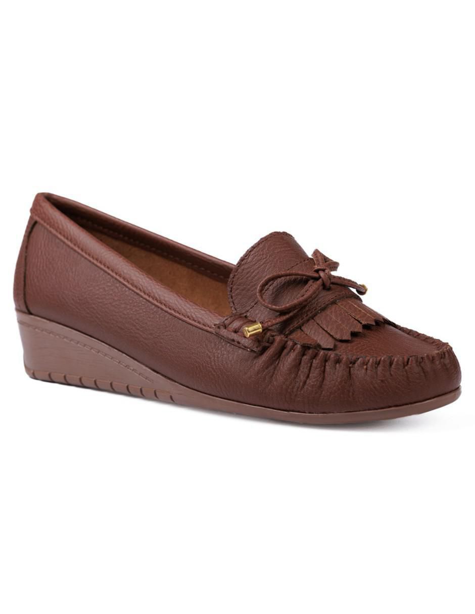 Mocasín de piel para mujer Mocasín de piel para mujer