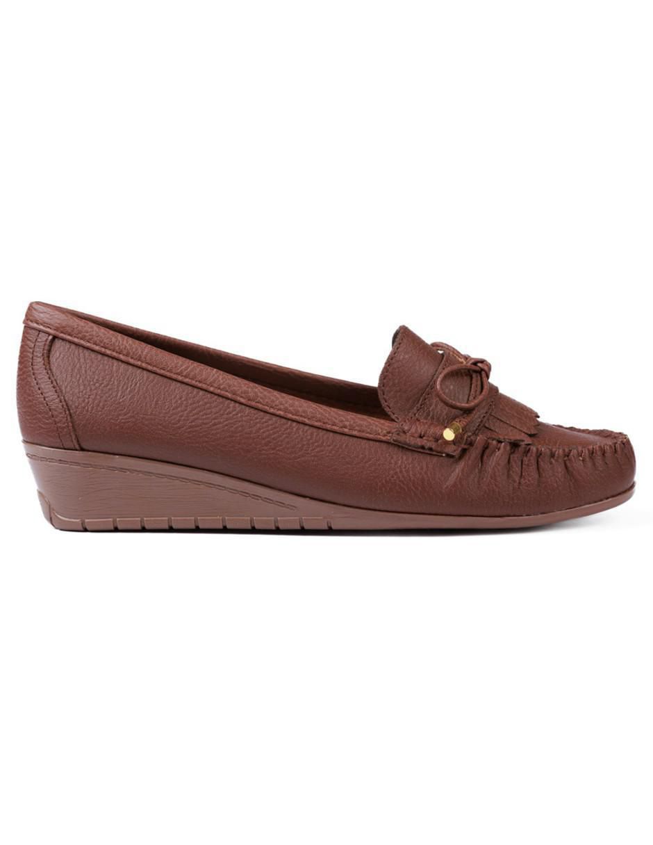 Mocasín Country Lane de piel para mujer