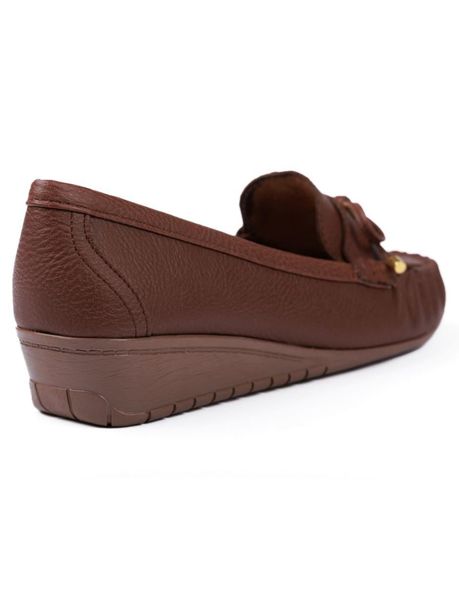 Mocasín Country Lane de piel para mujer