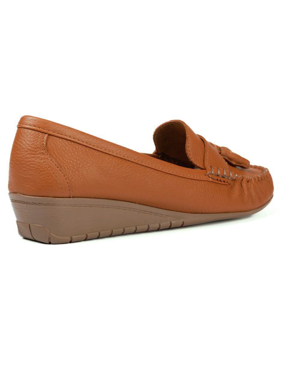 Mocasín Country Lane de piel para mujer