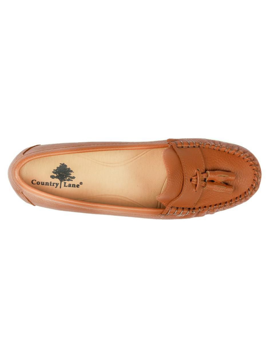 Mocasín Country Lane de piel para mujer