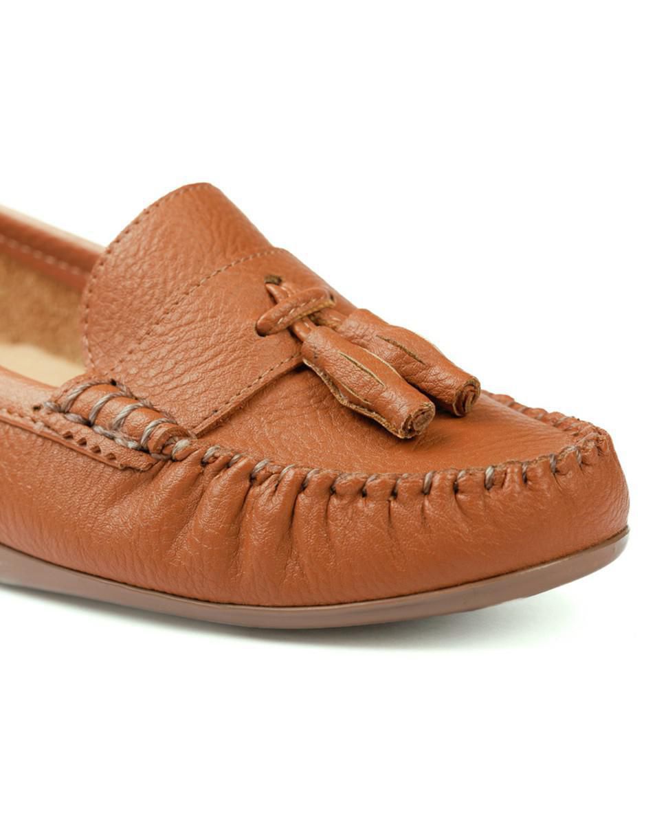 Mocasín Country Lane de piel para mujer