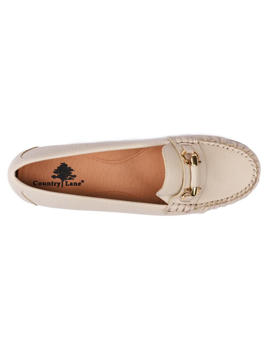 Mocasín Country Lane de piel para mujer