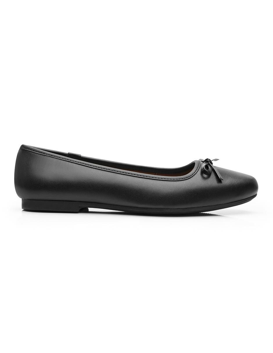 Balerina de piel para mujer