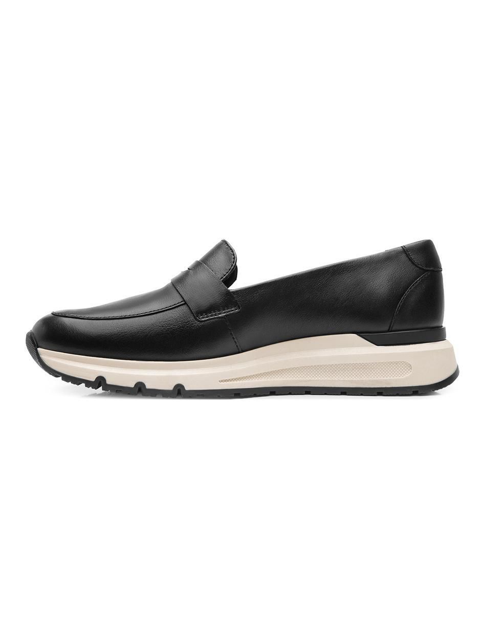 Mocasín Flexi de piel para mujer