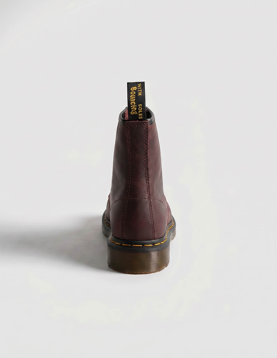Bota arriba del tobillo de cuero para mujer 3