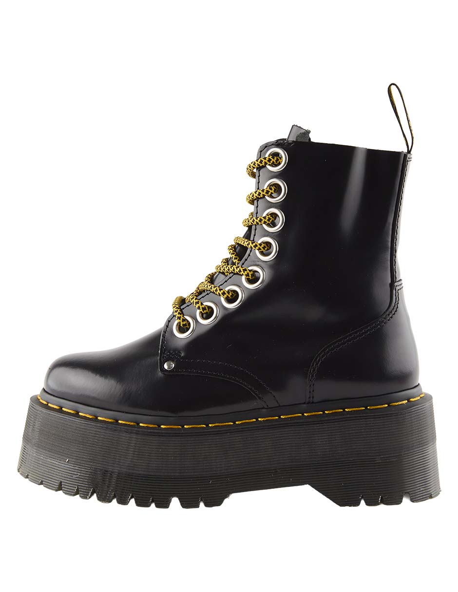 Bota arriba del tobillo dr. marten's buttero de cuero para mujer 1