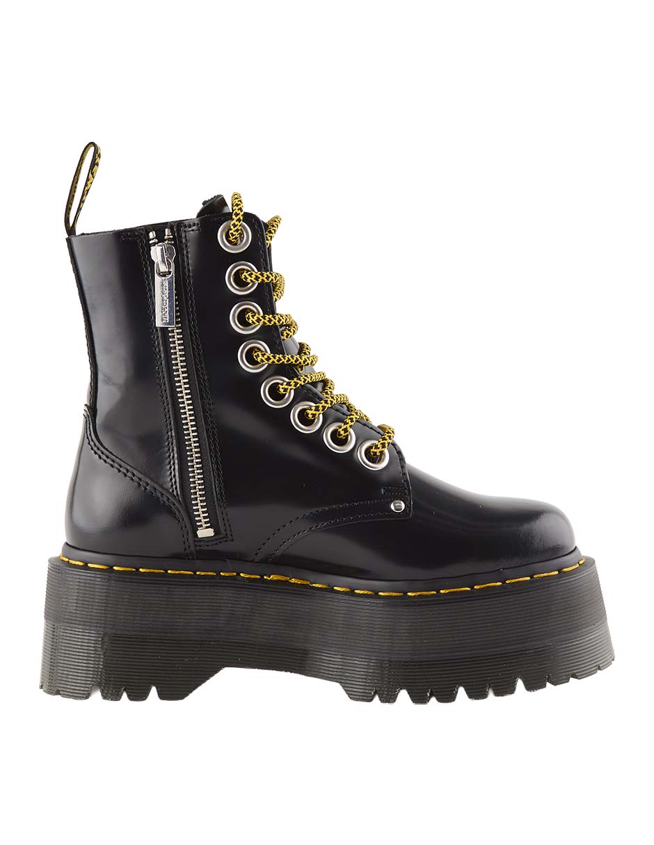 Bota arriba del tobillo dr. marten's buttero de cuero para mujer 4