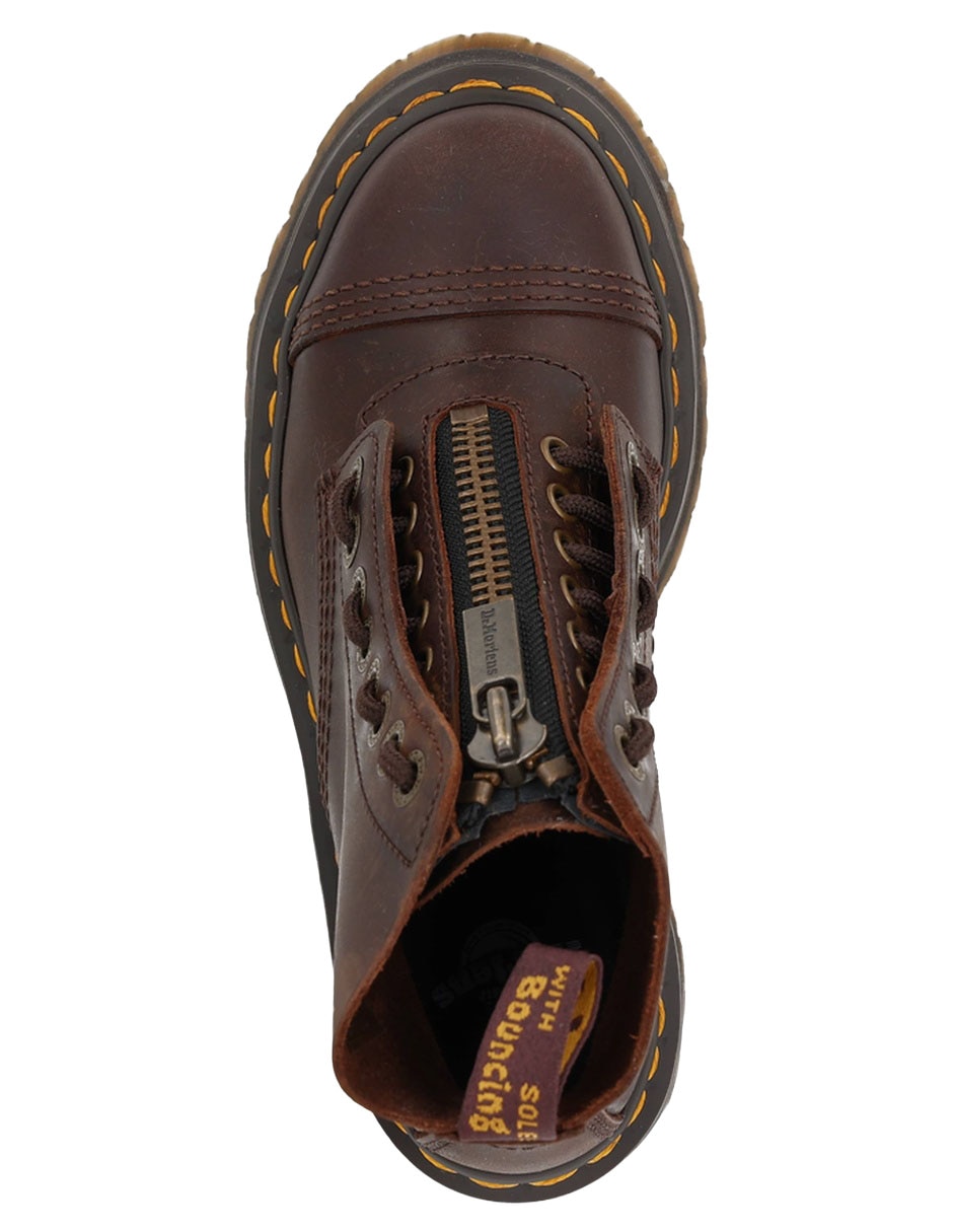 Bota arriba del tobillo dr. marten's crazy horse de cuero para mujer 5