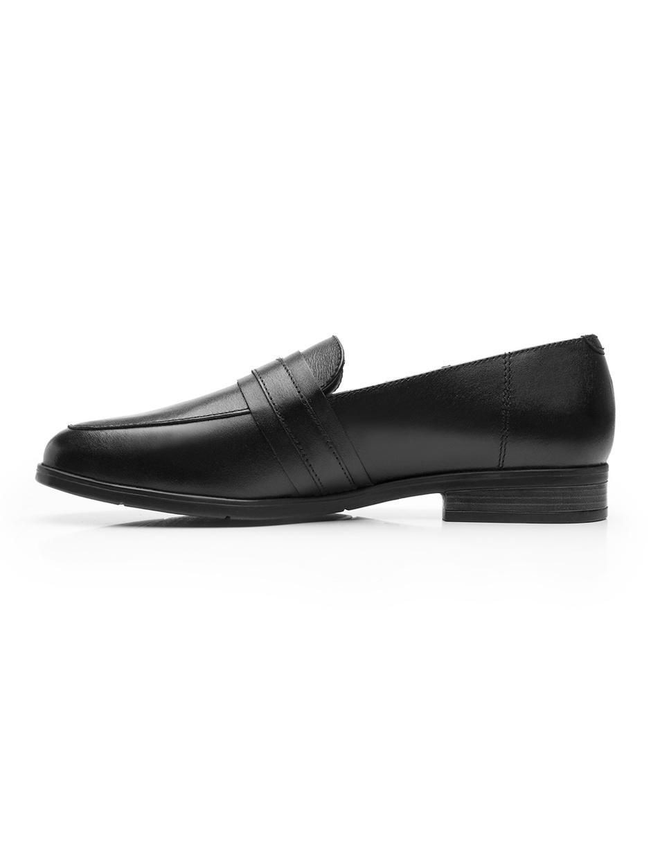 Mocasín Flexi de piel para mujer