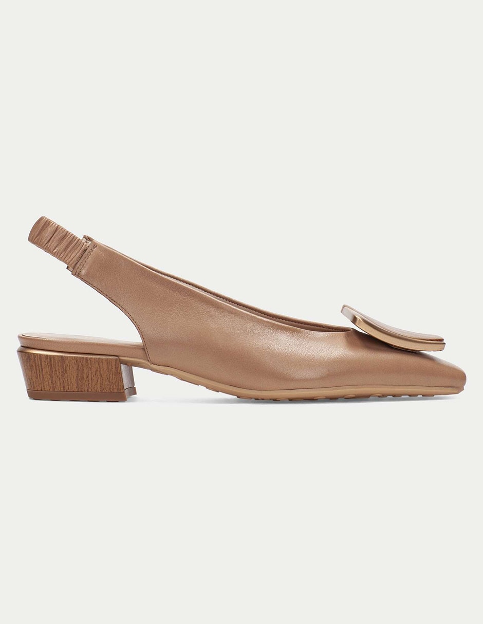 Zapato de tacón de piel para mujer Zapato de tacón de piel para mujer